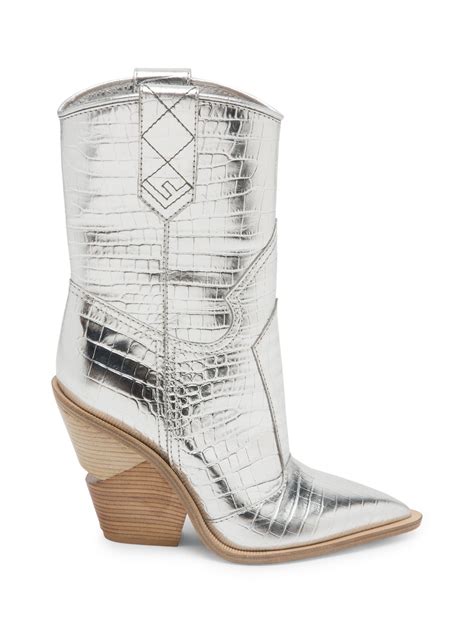 fendi metallic cowboy boots|Fendi boots for women.